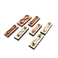 DIY Keychain Scrapbook Embossing Wooden Die Cutting Leather Mold Art Craft Home Decor Ideal Gift