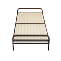 Modern Single Steel Portable Metal Fold Folded Foldable Folding Bed for Adults