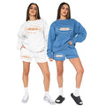Custom Logo Fleece Two Pieces Women Hoodies Shorts Set Long Sleeve Sweatshirt Workout Sets Women 2 Piece Joggers Set