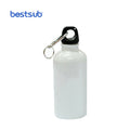 Best Wholesale 400ml Custom Sublimation White Aluminum Running Sports Water Bottle Premium Drinkware