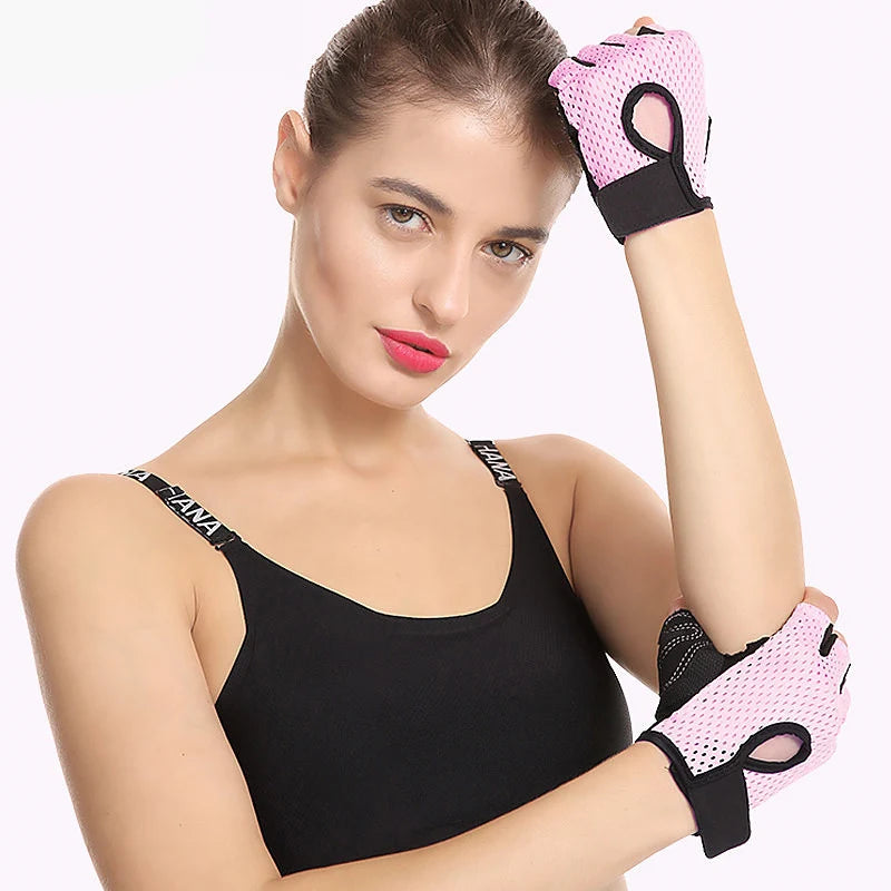 ZY FG102 Adults Outdoor Breathable Neoprene Half Finger Gym Sports Gloves for Training Unisex Sizes S/M/L Colors