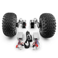 L-faster Dual Drive 10 Inch off Road Fat Tire 250W Brush Gera Motor Kit for Electric Trolley Wagon Scooter Cart
