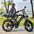 VOMO X50 e bike City Life Ebike 20inch 48V 18ah Lithium Battery Long Range Suspension 7-Speed Steel Frame City e-Bike