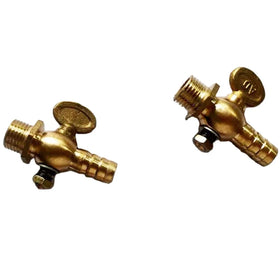 XZW High Quality Brass 1/4bsp Straight Nozzle Plug Ball Valve with Handle for Drainage for Gas Media