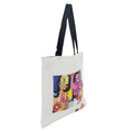 New Arrival Eco-Friendly Full Cotton Canvas Tote Bag Factory Direct Wholesale with Custom Colorful Logo Printing for Shopping