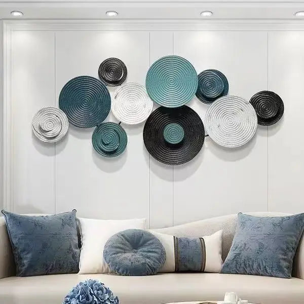 125x55 Gold Light Luxury Iron Wall Decoration Creative Wall Decoration Hotel Living Room TV Background Wall Hanging Wholesale