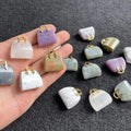 Natural Gemstone Bag Quartz Bag Healing Stones Energy Crystal Raw Crystal Stone Bag for Gemstone Decoration
