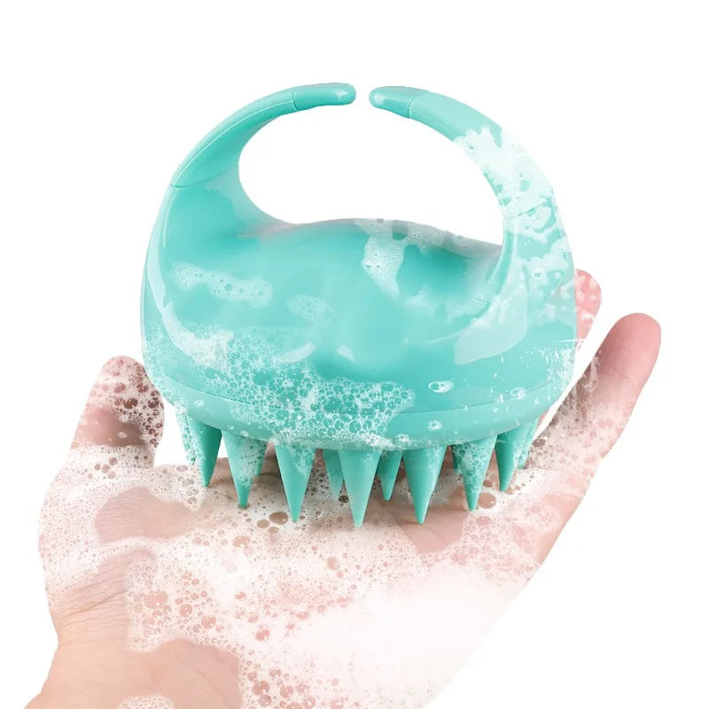 LOHAS Custom Scalp Massager Shampoo Hair Brush Massage Brush Silicone  Silicone Massage Bath Brush