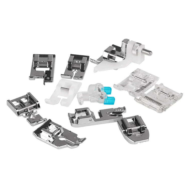 11pcs Multifunctional Presser Foot Spare Parts Accessories for Sewing Machine Brother Singer Presser Accessories Presser Foot