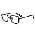 CHARMLIBRARY CH8247 Durable Rectangular Metal Reading Glasses Unisex Carved Geometric Temples Diamond Face Shape Silver Gold MegaBDM