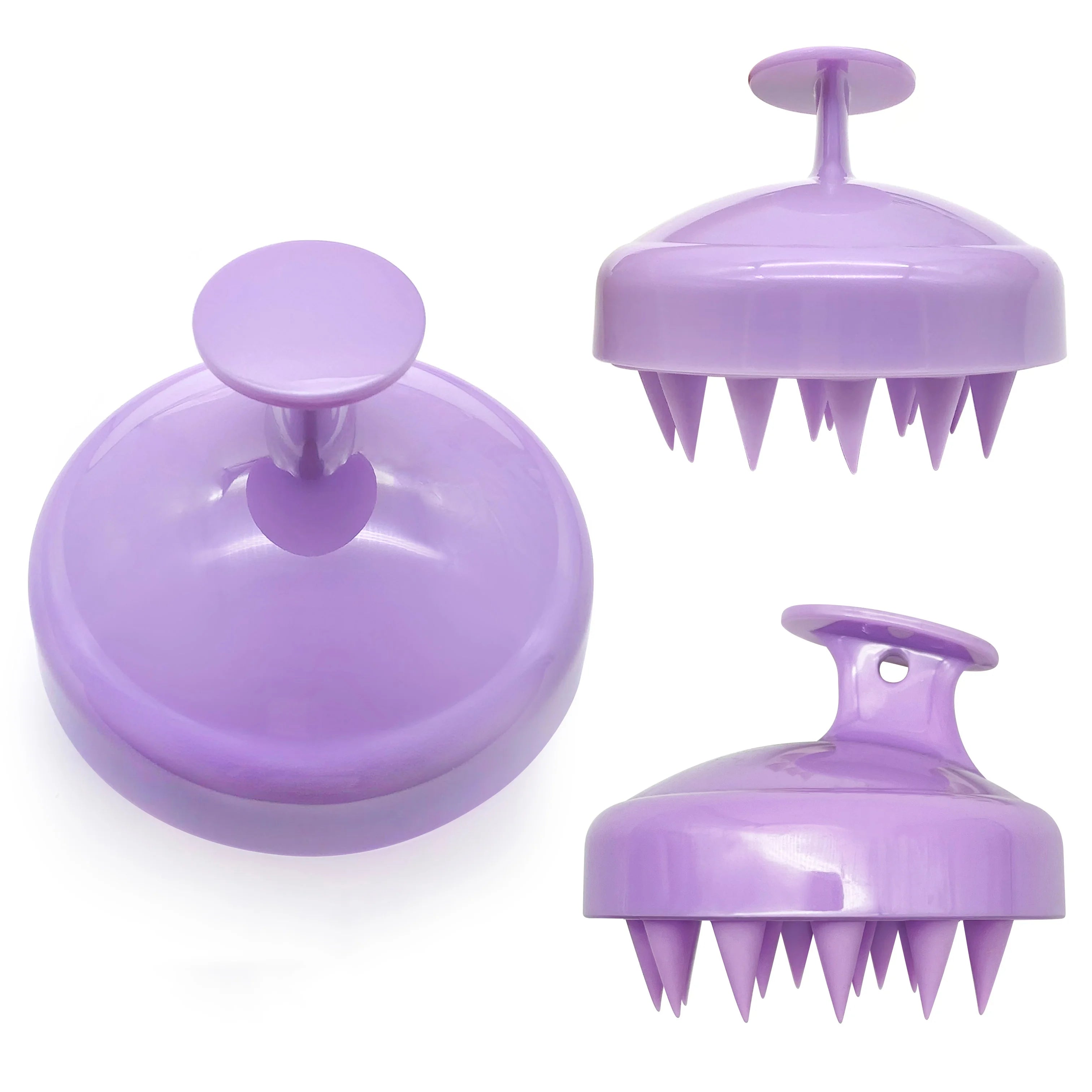 Waterproof Hair Growth Scalp Follicles Massage  Silicon Bristle Hair Scalp Scrubber Shampoo Brush