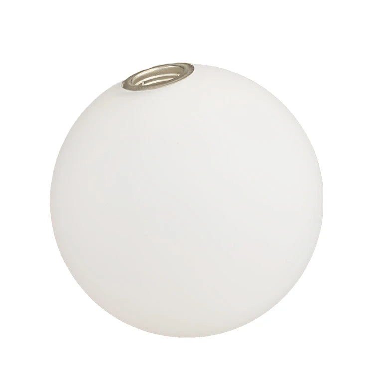 Hand Blown Frosted Milk Round Glass Lampshade White Glass Ball Cover Lamp Shades for Pendant Light