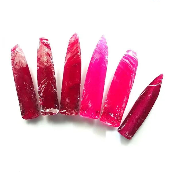 HQ Gemes 1 Kilogram Raw Material Synthetic Rough Uncut Ruby Stone