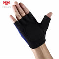 Menics OEM/ODM Football Glove Receiver Half Finger Thermal protection Is Suitable for Non slip and Wear Resistant Sports Goods