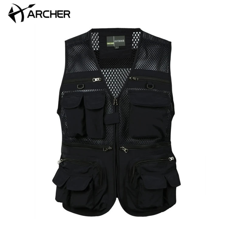 New Coming Breathable Winter Vest Wholesale Sport Multi Pocket Vest Fishing Custom Men Utility Vest