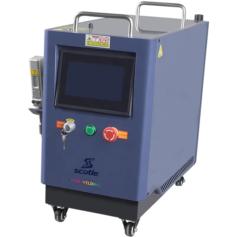 EU Stock Scotle 4 in 1 SUP23T Laser Welding Cleaning Cutting Weld Seam Clean Air Cooled Cooing Machine for Aluminum Steel Metal
