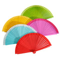 Custom Small Spanish Folded Handheld Fans Portable Mini Wood Hand Fan for Wedding