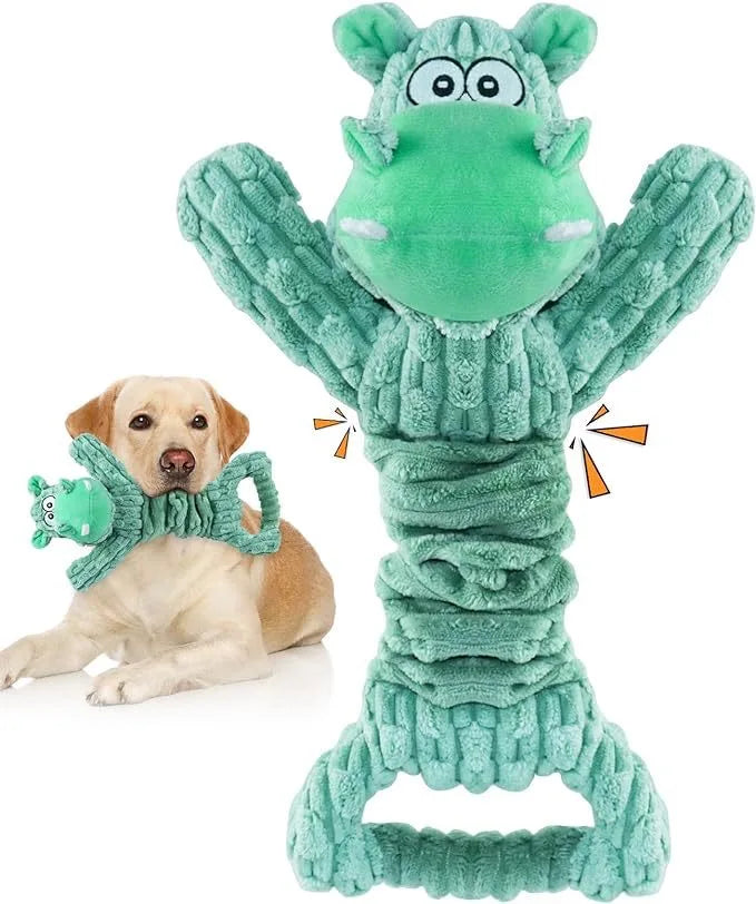 Wholesale New Style Cartoon Cute Squeaky With Sound Paper Dog Toy Plush Stuffed Pet Dog Toy