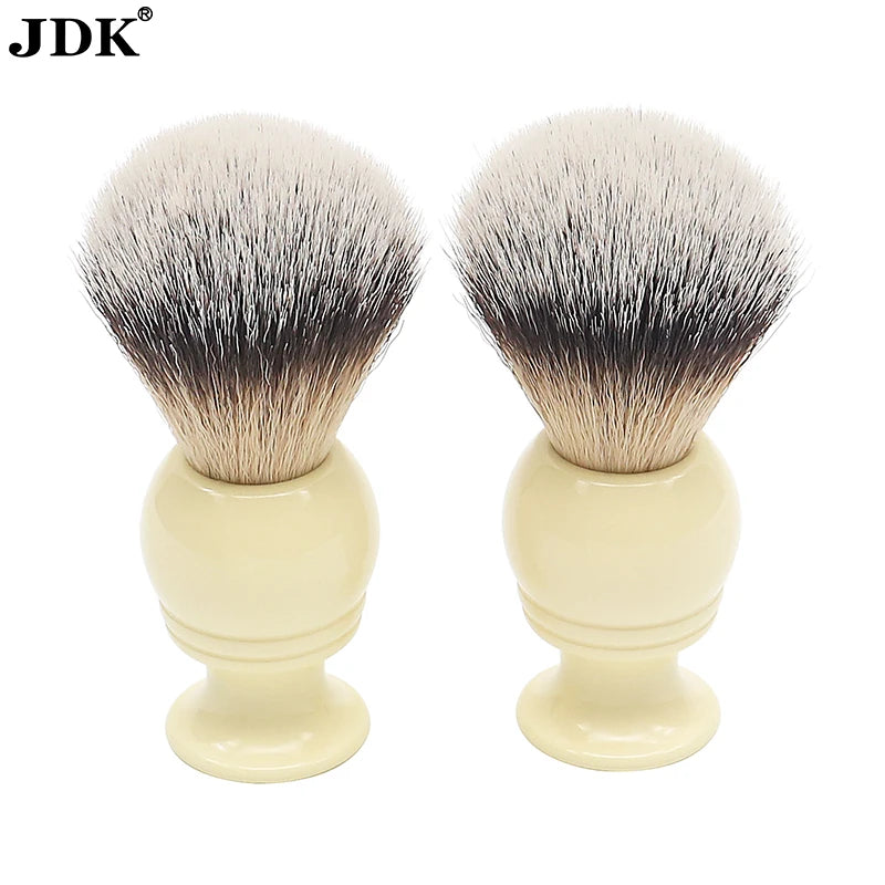 Ivory Shaving Brush Nylon Synthetic Hair Cleaning Barber Hair Shaving Brush for Men