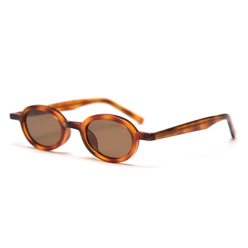 Luxury Women Sunglasses Uv400 Small Frame Retro Tr90 Sunglasses Designer Glasses Men 2025 Oval Polarized Sunglasses