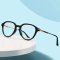 Blue Light Blocking Eyeglasses Frame for Men Retro Round Wholesale Glasses Frame Custom Prescription Eyewear Dropshipping
