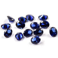 Roomy 33# 34# Oval Cut Lab Created Blue Sapphire Stone Prices Loose Gemstone for Making Jewelry