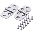 316 Grade Stainless Steel Mirror Polished Heavy-duty Cast Solid Hinges for Industrial Use