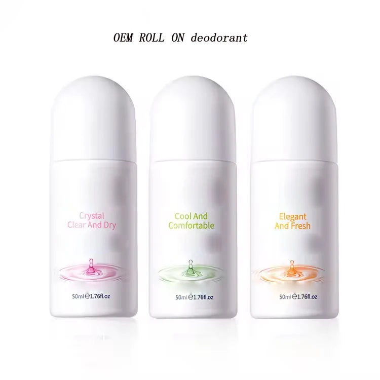 Natural Roll on Deodorant & Antiperspirant Quick Dry for Men Women Deodorant Anti-perspiring Gel