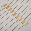Hot Shiny Rectangle Simple 18k PVD Gold Plated Stainless Steel Angel Numbers Necklace Trendy Fashion Jewelry