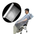 Customized Professional Hairdresser Disposable Capes PE Plastic Hair Cut Salon Barber Cape