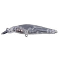 Hengjia 85mm Unpainted Minnow Fishing Bait Printed ABS and Metal Artificial Hard Lure Stream Condition
