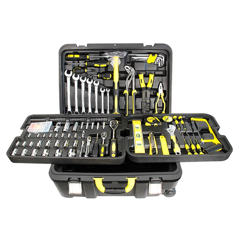 New Convenient Tools Box Dual Wrench Tools 318Pcs Hand Tools Set With Aluminum Cases Box