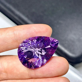 Wholesale Natural Amethyst Cushion Oval Pear Heart Brilliant Cut Vivid Purple Loose Gemstone With GRC Certificate Ready to Ship