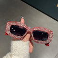 Cheap Price Retro Sunglasses Uv 400 Red New Trendy Sunglasses Funny Party Colorful Custom logo Fashion Shine Luxury Sunglasses