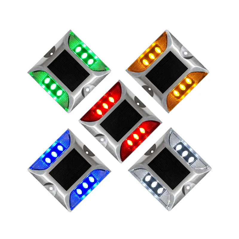 Polycarbonate Led Solar Road Stud Road Safe Raised Pavement Marker