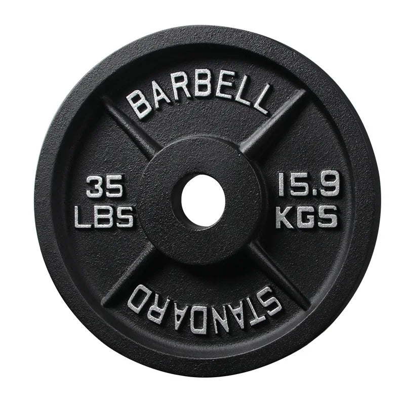 Factory Price Iron Plate Gym Weight Lifting Strength Training Cast Iron Barbell Plates