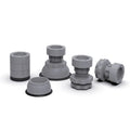 Adjustable Height Anti-Vibration Spacer Furniture Height Support for Washing Machine and Dryer Made of Durable Rubber