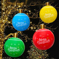 2024 Best Selling PVC Inflatable Indoor/Outdoor Christmas Ornament Ball Holiday Gift for Tree Decorations
