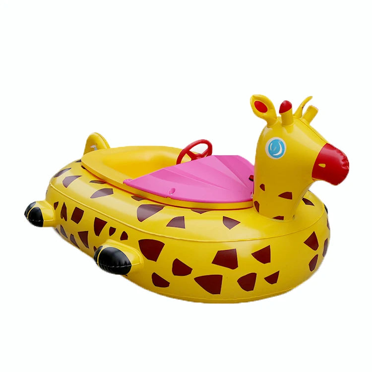 Inflatables Amusement Park Water Pool Electric Motor Bumper Boat Kids Play Air Tube Kids Boat for Sale