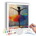 DIY Painting by Numbers Art Ballet 3d Paint by Number Adult African Girls Paintings by Numbers Wholesale
