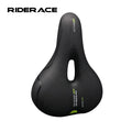 RIDERACE Bicycle Soft Hollow Saddle Breathable Comfortable Waterproof Cushion MTB Road Bike Men Women Shock Absorption Seat Mat