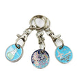 Wholesale Custom Logo Shopping Cart Coin Metal Key Chain/Metal Trolley Token Coin for Game/Caddy Chips Coin Keychain