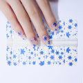 Huizi 2026 Christmas Design Nail Polish Stickers Snow Flake Nail Sticker for Women
