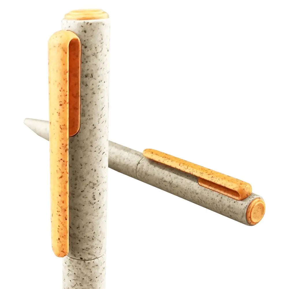 New Arrival Wheat Straw Pen Recyclable Eco Friendly Wheat Straw Material Custom Logo Pen Promotional Gifts EP004 Special Design