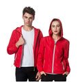 Outdoor Cycling Logo Printing Men's Lightweight Loose Fit Style Tactical Hooded Waterproof Jackets
