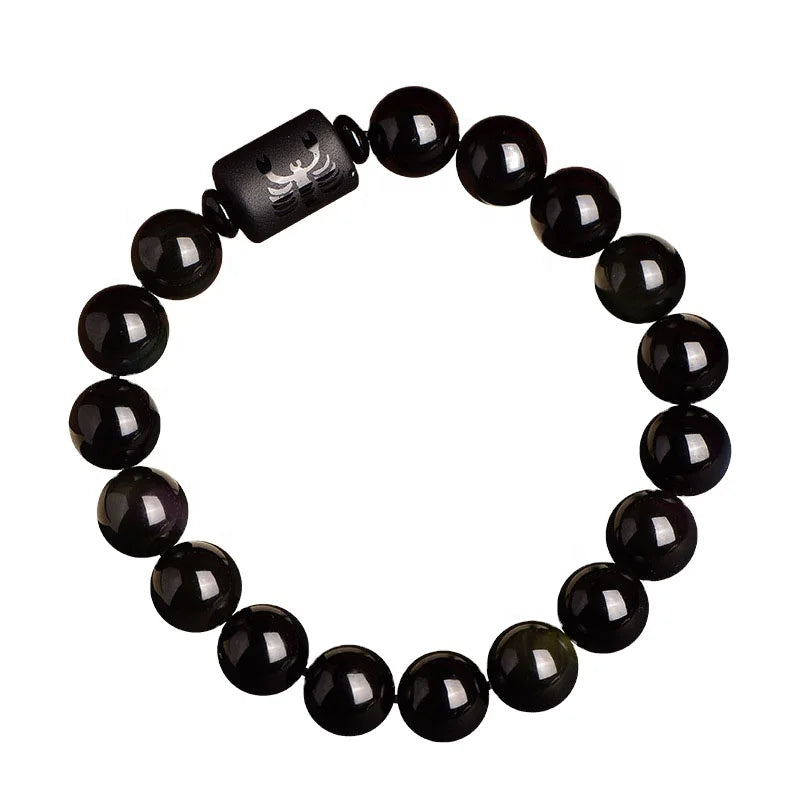 Wholesale Horoscope Aries Taurus 12 Zodiac Bracelet Lucky Crystal Chip Bracelet Natural Stone Bracelet