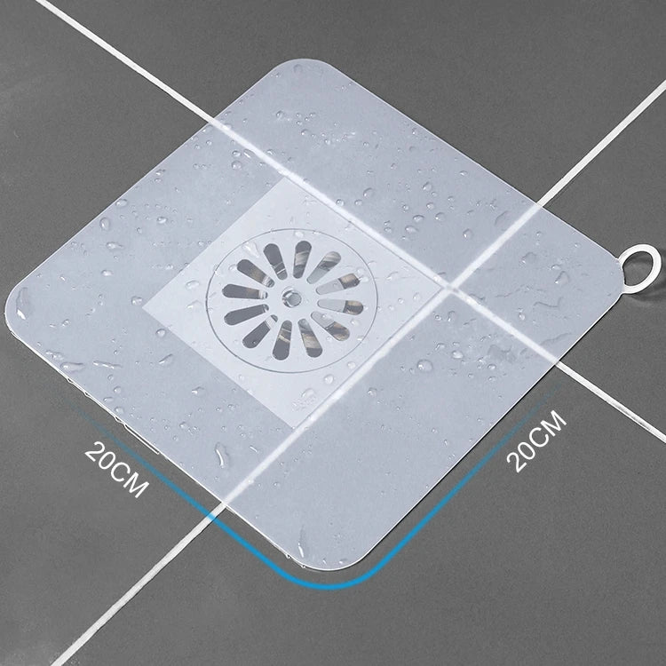 Resistente Agli Odori Floor Drain Mat for Bathroom Square Floor Waste Grates Shower Drain Pad