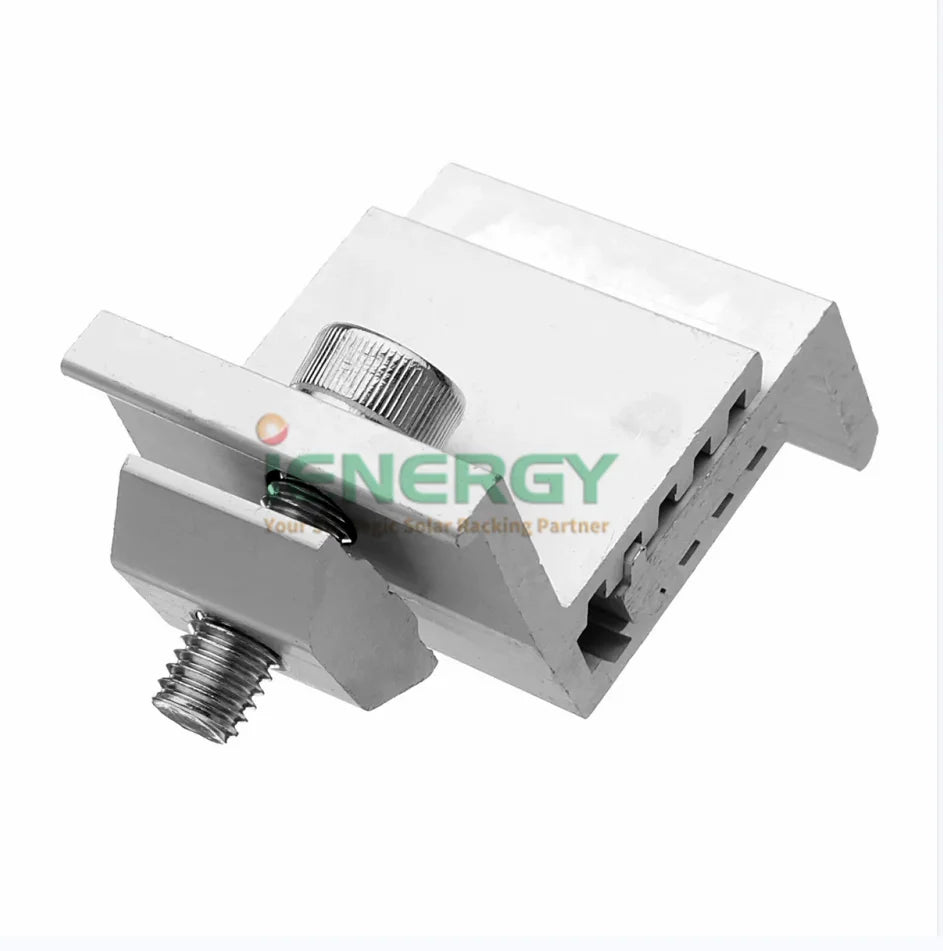 Adjustable End Clamp for 35-50mm Aluminum Solar Panel Mounting Height Can Adjustable for Different Solar Panel size