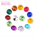 Acrylic Rhinestones Point Back 8-20mm  Glue on Crystal Gems Round Beads Accessories Diy Trim Clothes