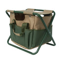 SNEDA Outdoor Foldable Fishing Stool Dual-purpose Garden Tool Bag Stool Garden Tool Bag